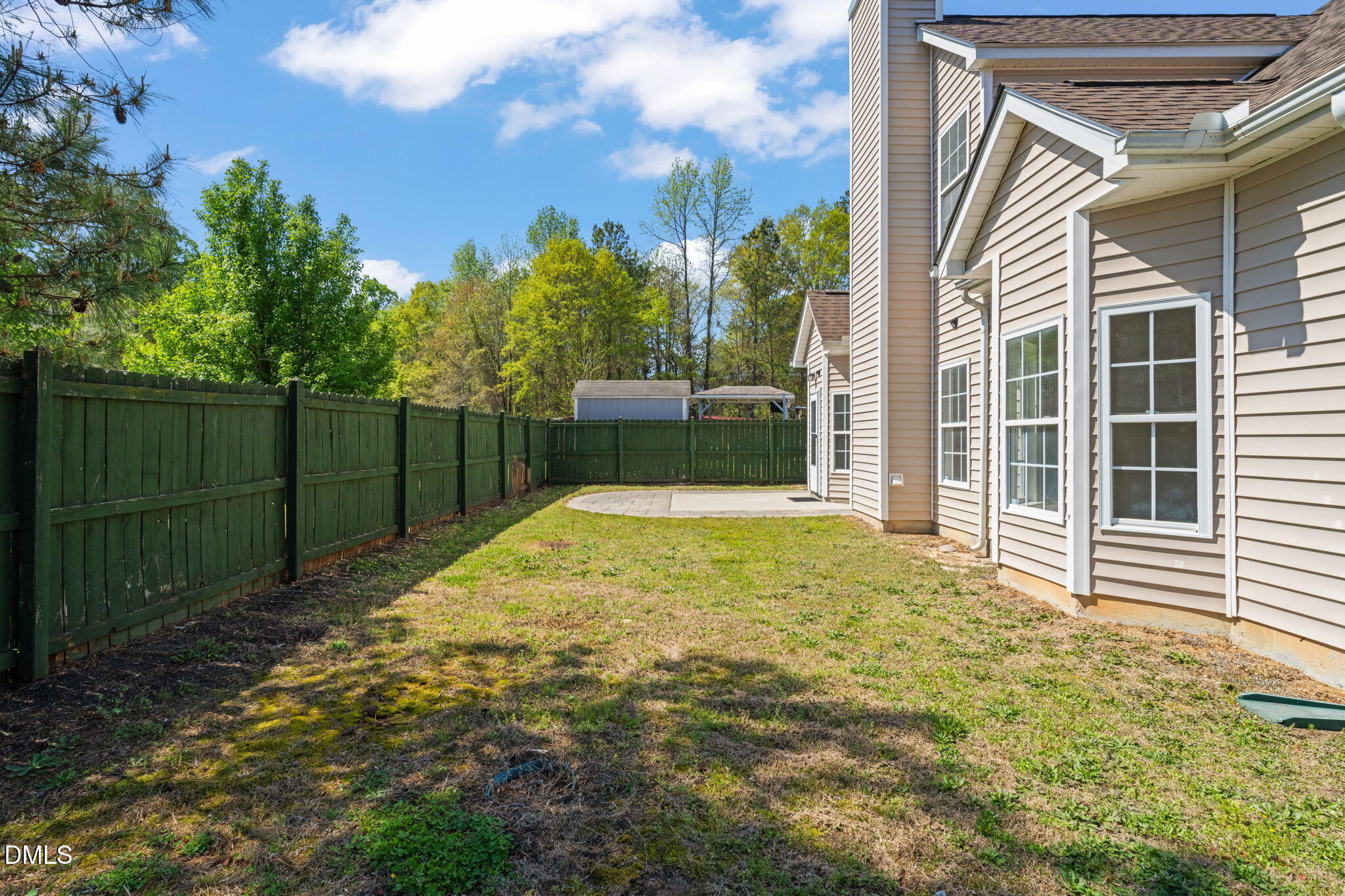 3207 Geary Trail Raleigh, NC 27610 - Photo 45 of 55 a view of backyard of house
