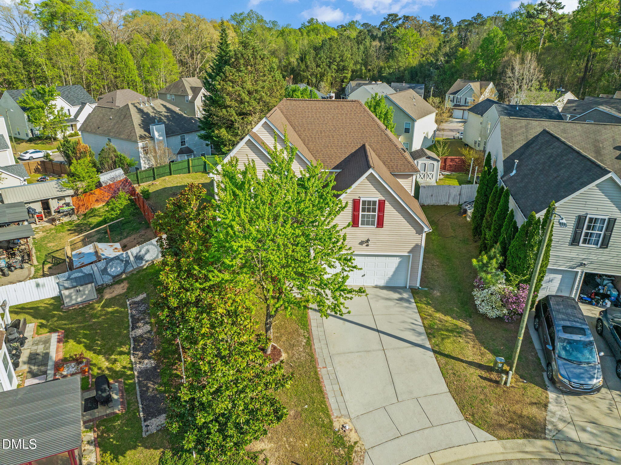 3207 Geary Trail Raleigh, NC 27610 - Photo 47 of 55 an aerial view of multiple house
