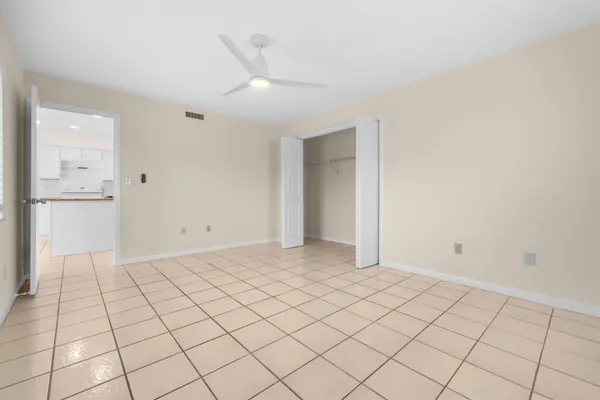 a view of an empty room