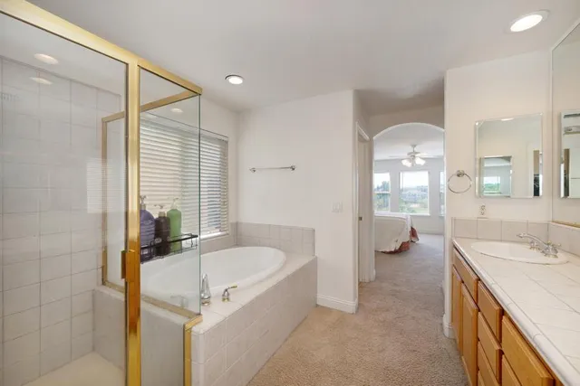 a view of outdoor space yard and swimming pool