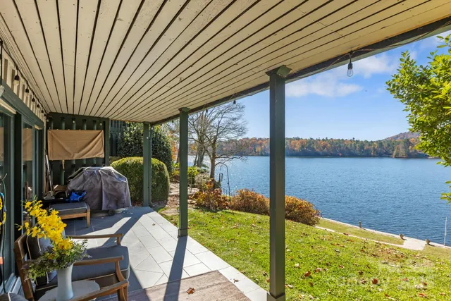 a view of swimming pool from a balcony