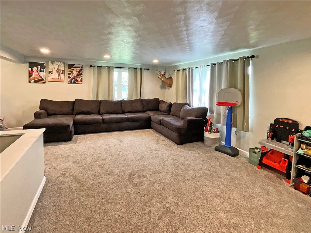 5637 Wylie Ridge Road New Cumberland, WV 26047 - Photo 2 of 21 View of carpeted living room