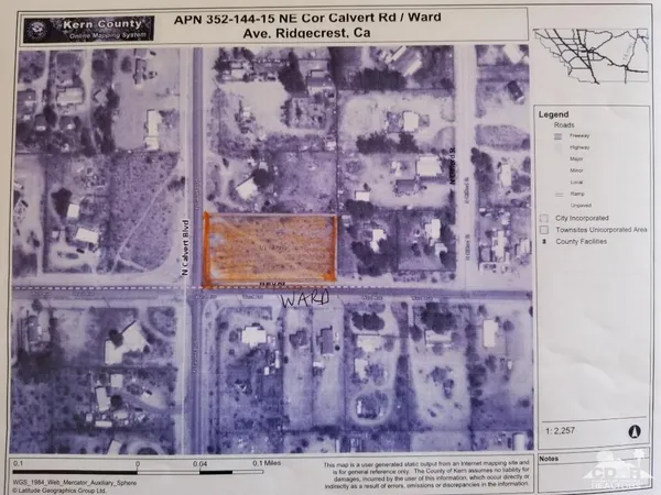 $65,000 | 0 West Ward Avenue, Ridgecrest, CA 93555