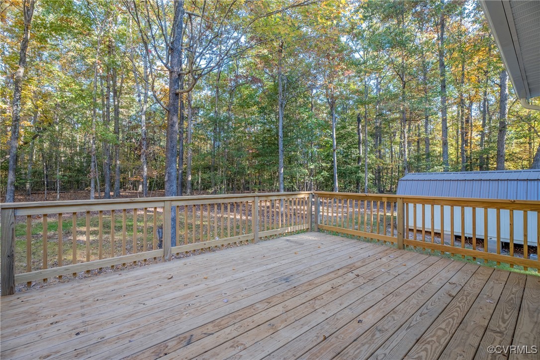 3589 Timberview Road Powhatan, VA 23139 - Photo 48 of 49 View of deck