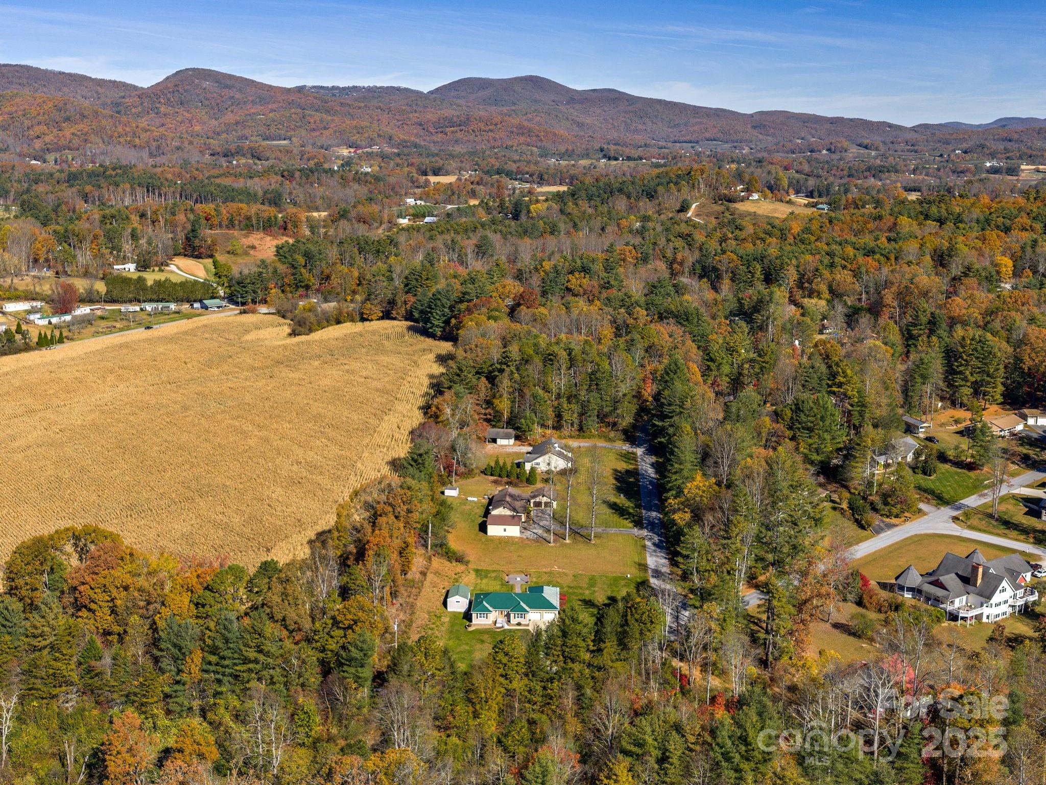 201 Sean Way Hendersonville, NC 28792 - Photo 23 of 24 a view of a town with mountains in the background