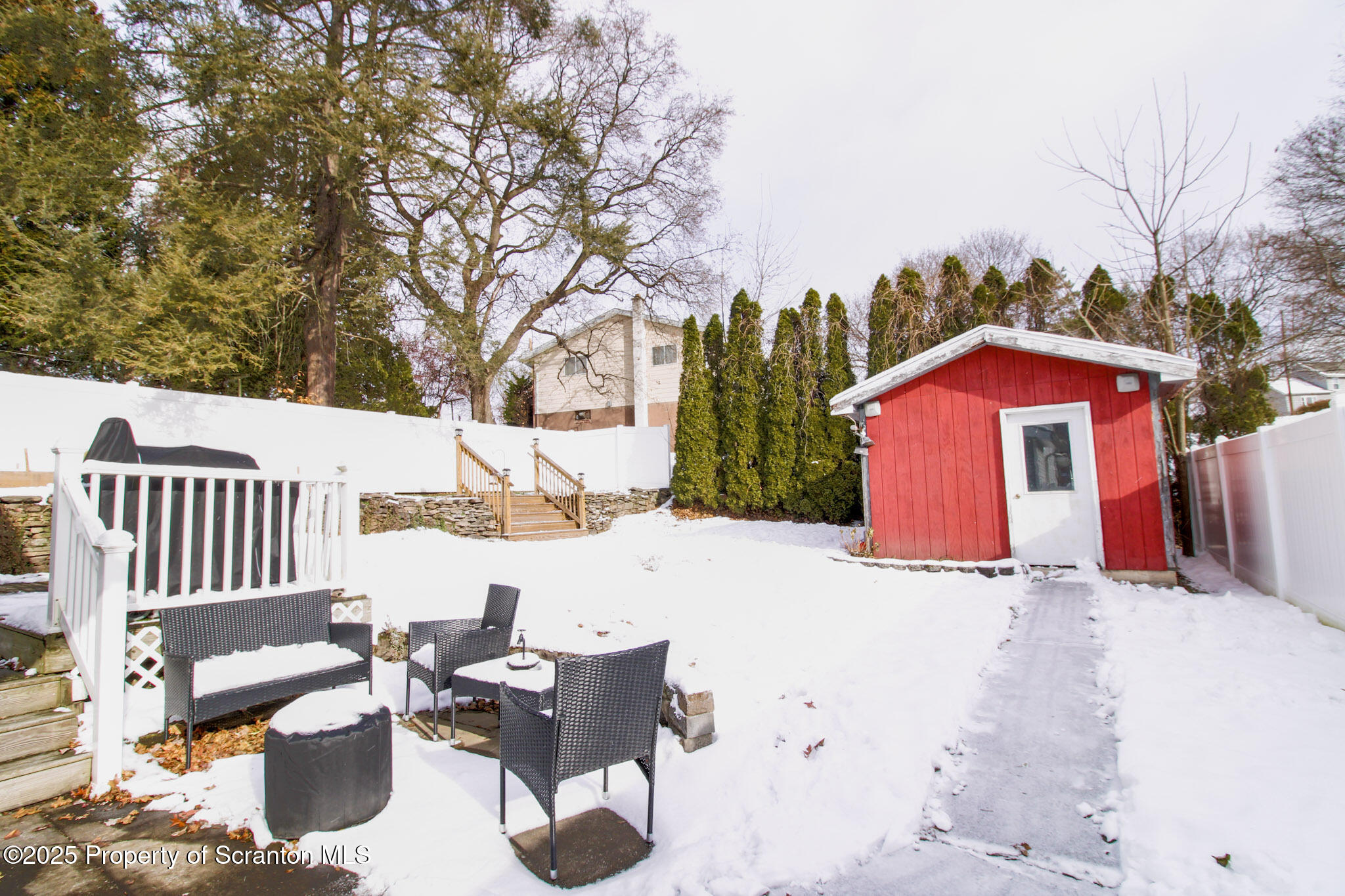 316 Bridge Street Blakely, PA 18452 - Photo 3 of 39 a view of a house with backyard and sitting area