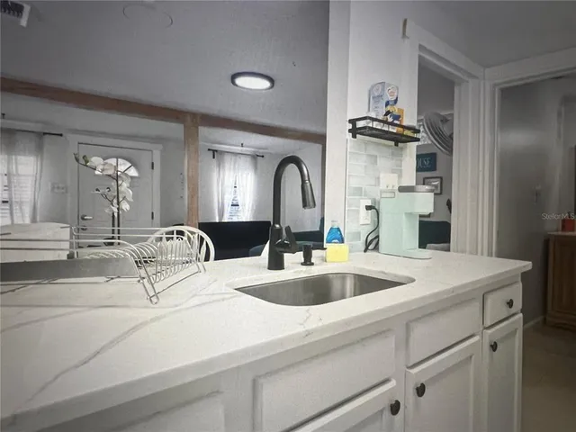 a close view of sink and tap