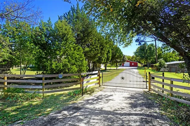 a view of park with a bench