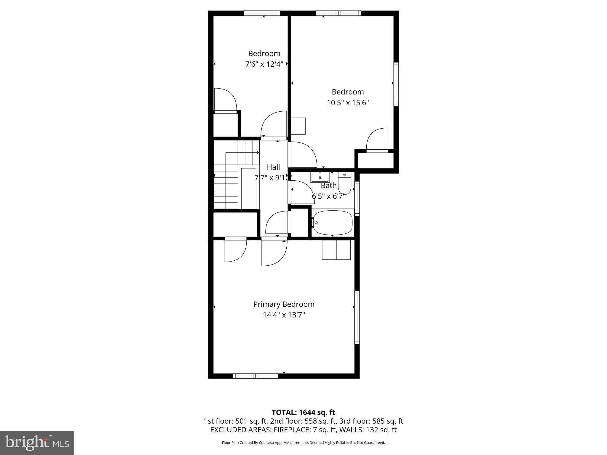 330 Burmont Road Drexel Hill, PA 19026 - Photo 33 of 35 Second Floor Layout