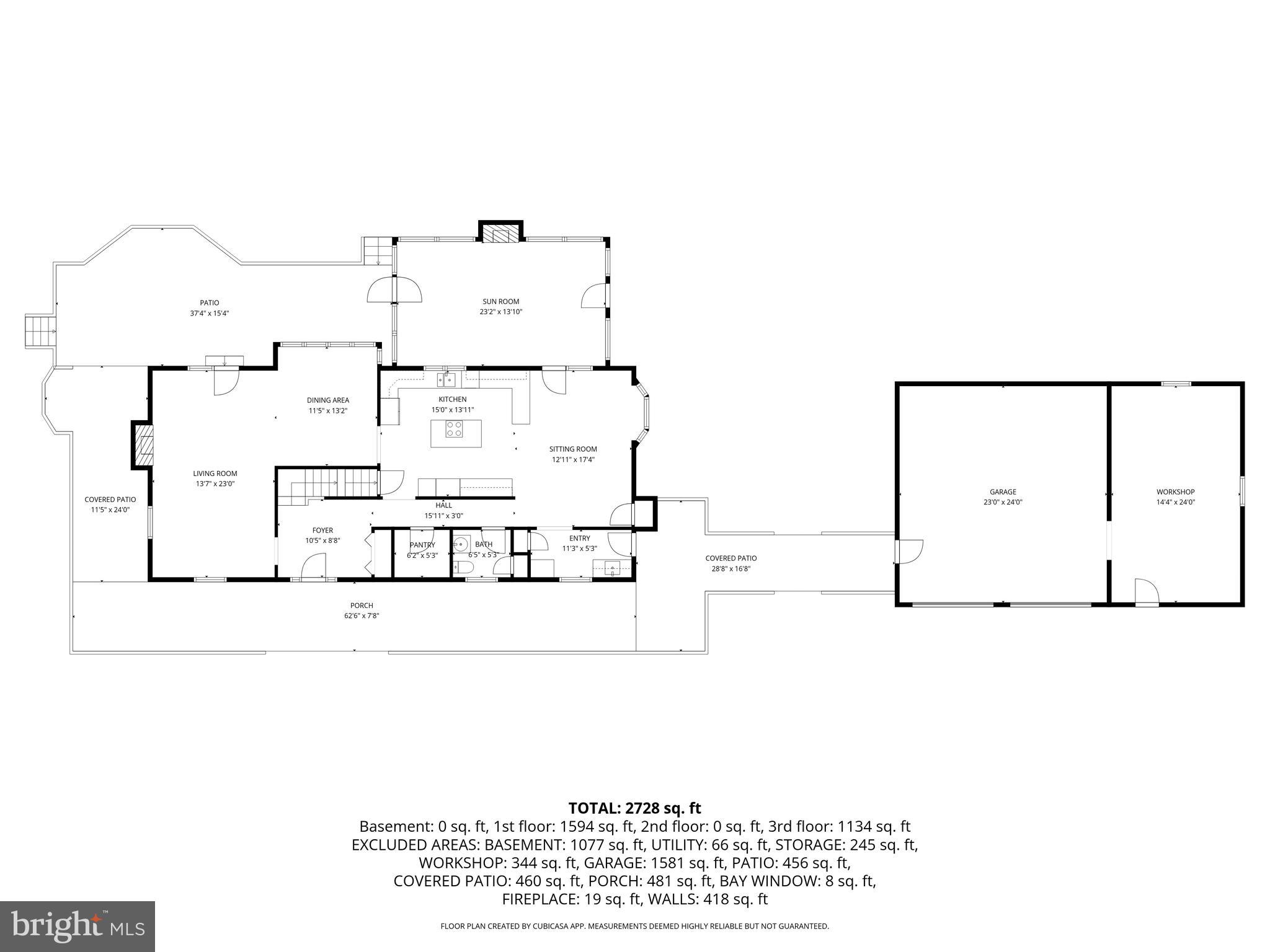 2712 Crystal Lane Baldwin, MD 21013 - Photo 6 of 10 Main Level Floor Plan