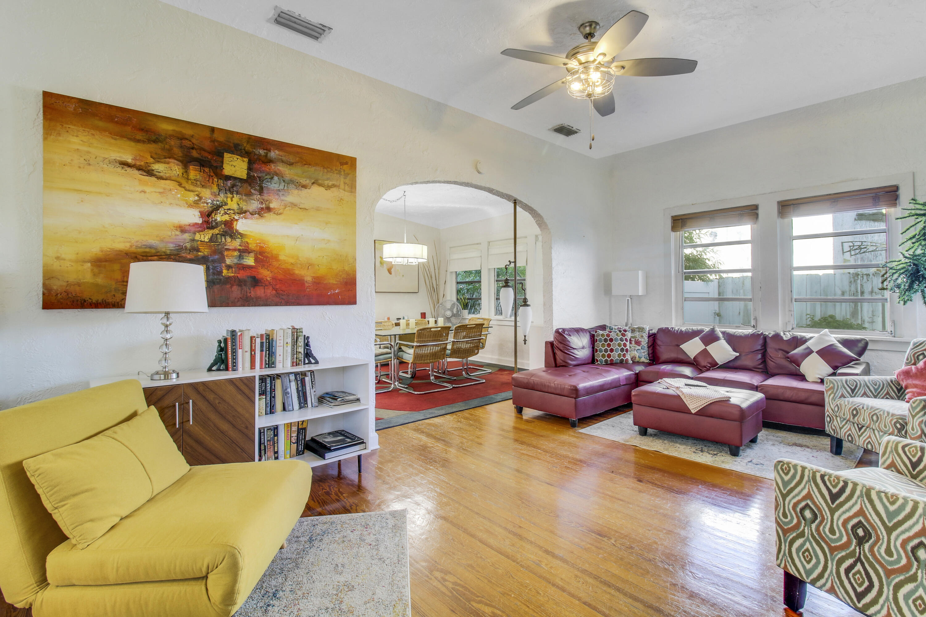 500 Mayflower Road West Palm Beach, FL 33405 - Photo 5 of 22 a living room with furniture and a large window