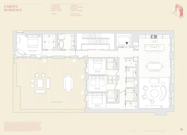 $9,950,000 | 470 Columbus Avenue, Unit GARDEN | Upper West Side