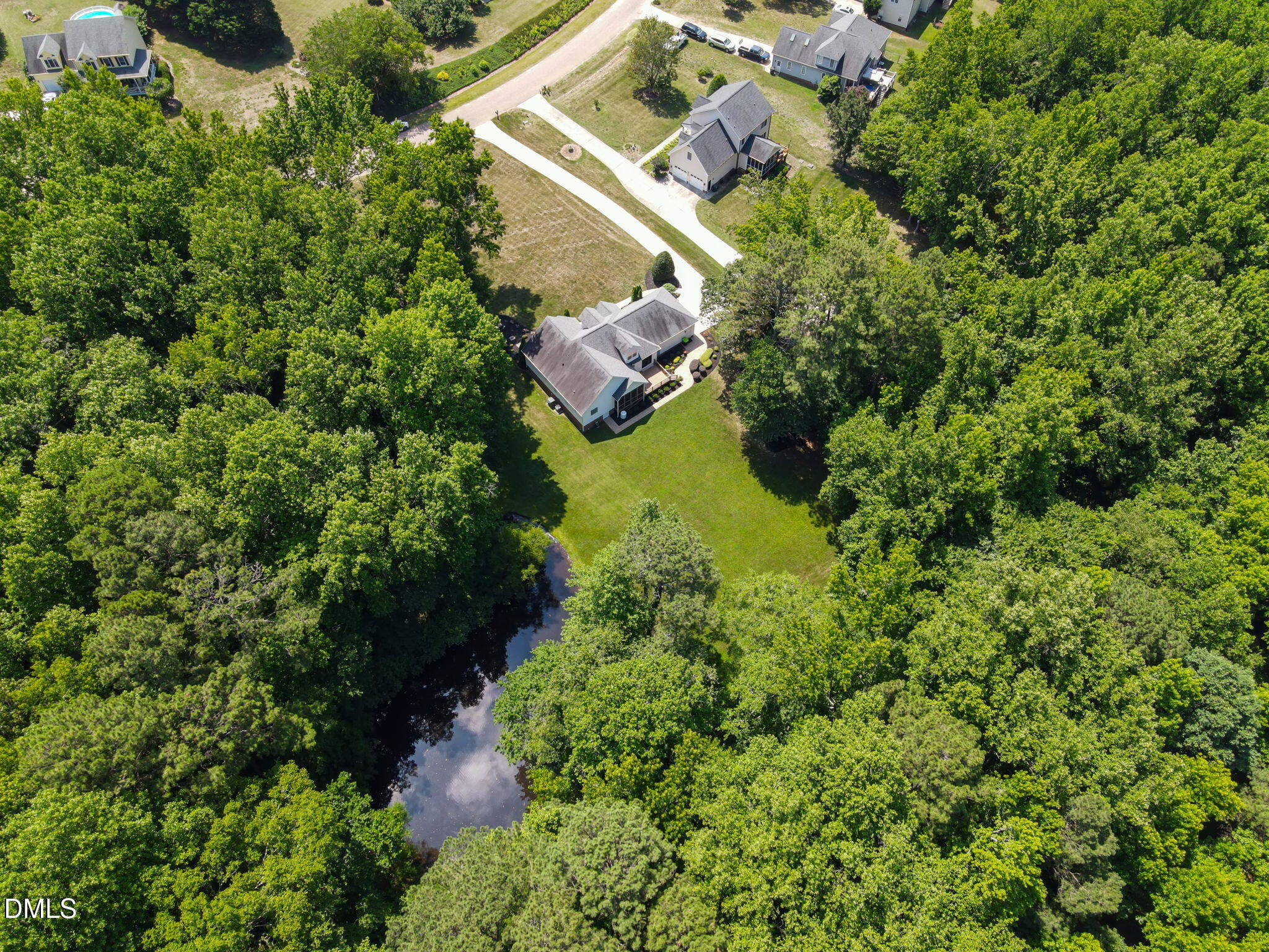 1112 Tyler Farms Drive Raleigh, NC 27603 - Photo 67 of 78 an aerial view of a house with a yard
