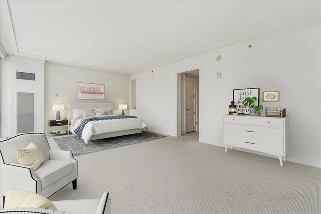 a view of bedroom with furniture