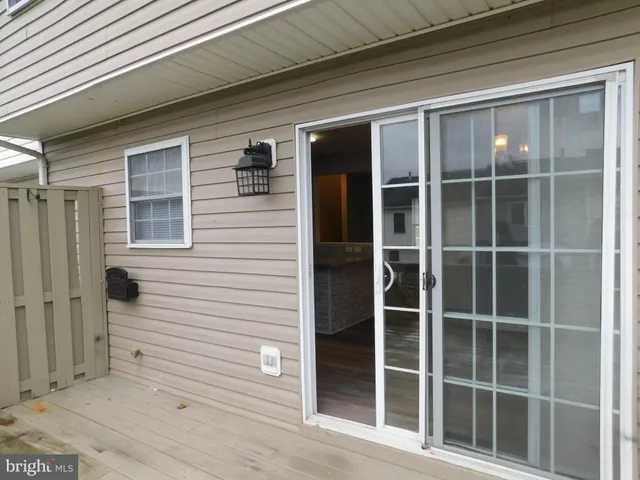 a view of front door