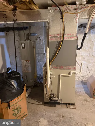 a view of water heater room