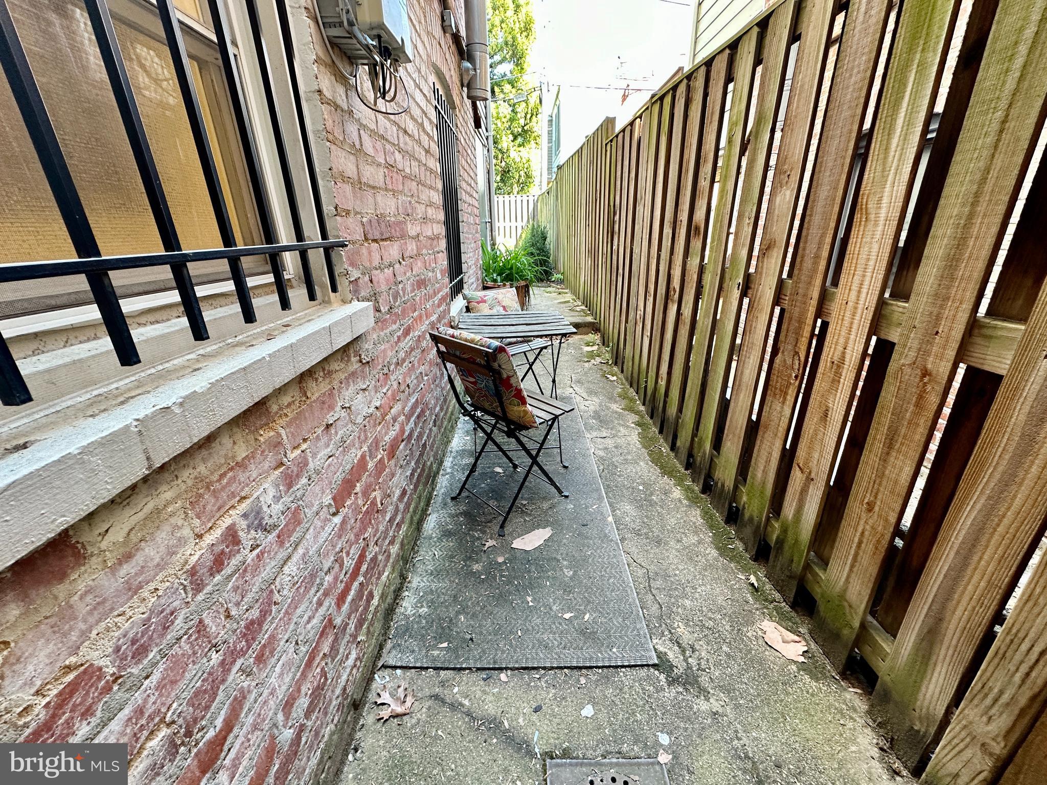 4509 15th Street Northwest, Unit B Washington, DC 20011 - Photo 7 of 32 Rear Patio & Access to Rear