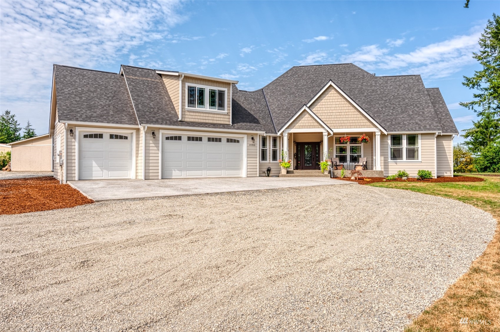25920 80th Avenue East Graham, WA 98338 - Photo 1 of 40 front view of a house with a patio