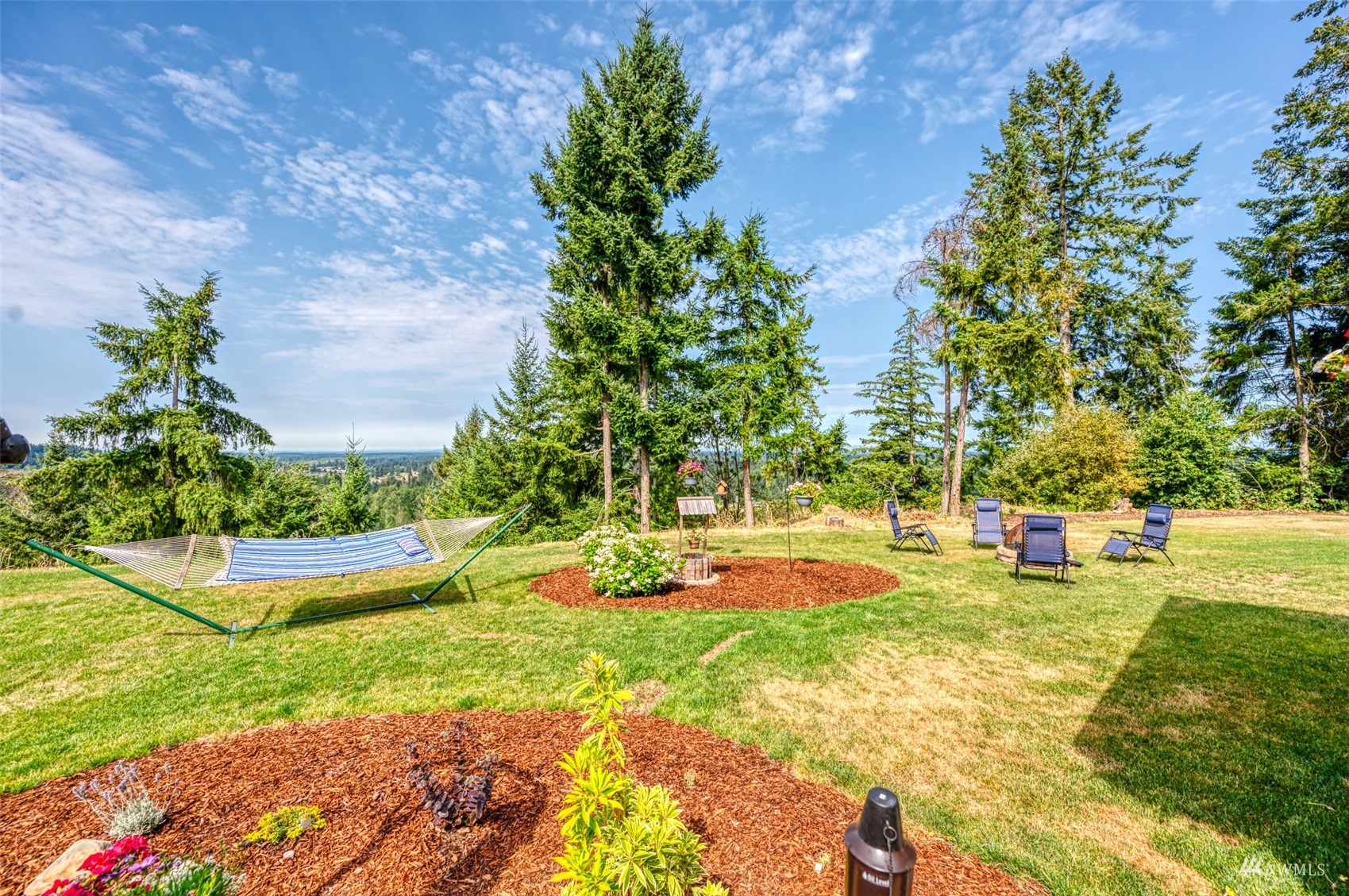 25920 80th Avenue East Graham, WA 98338 - Photo 33 of 40 a view of a backyard with swimming pool