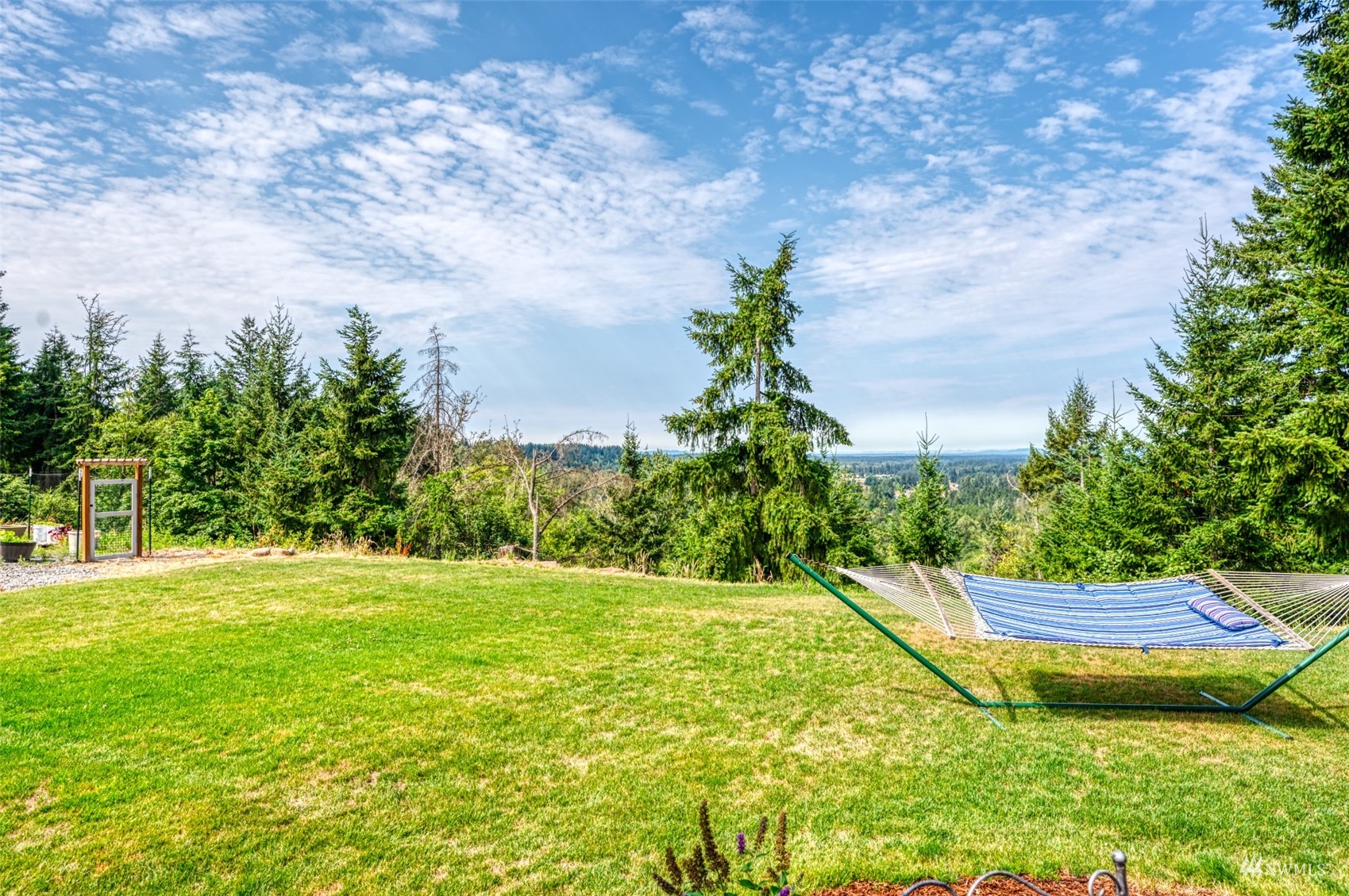 25920 80th Avenue East Graham, WA 98338 - Photo 34 of 40 a view of a backyard with swimming pool