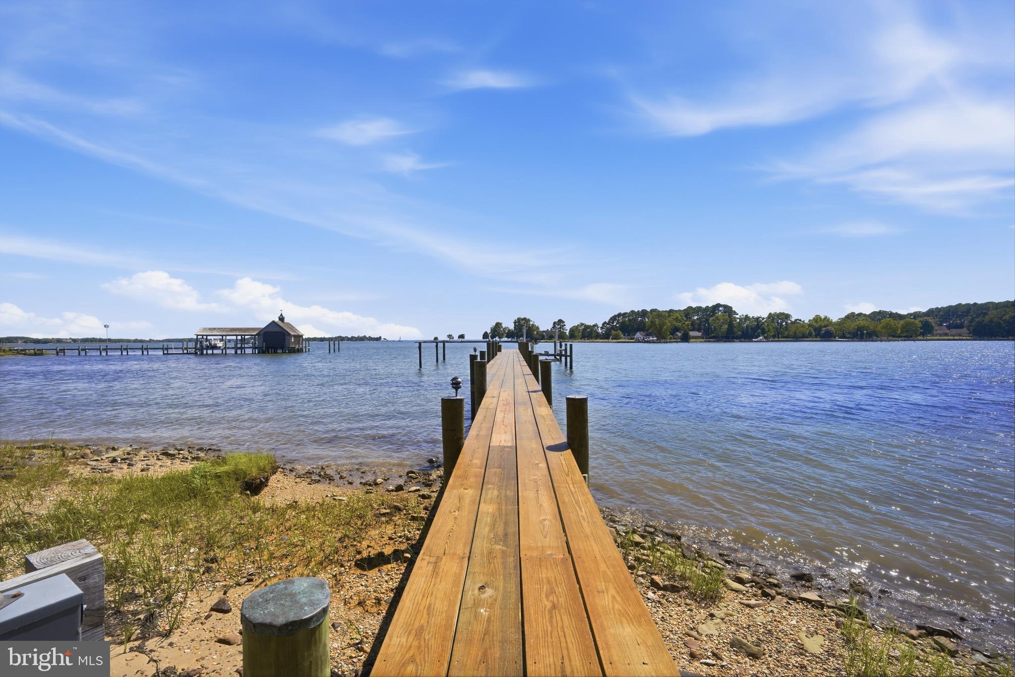 26279 Deep Water Harbor Road Easton, MD 21601 - Photo 43 of 51 Private Pier w/3 Slips & 2 Lifts