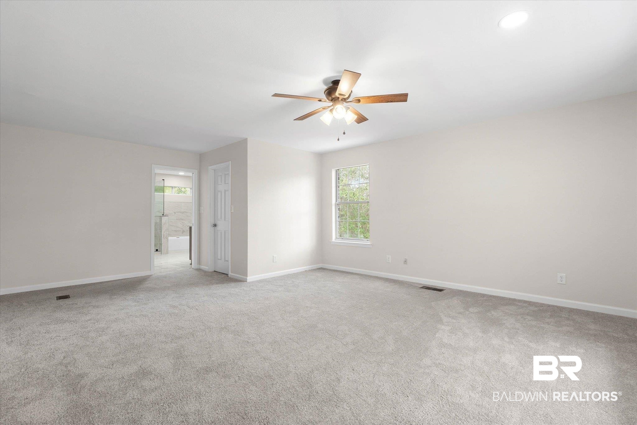 106 Melanie Loop Daphne, AL 36526 - Photo 12 of 45 Spare room featuring light colored carpet and a ceiling fan