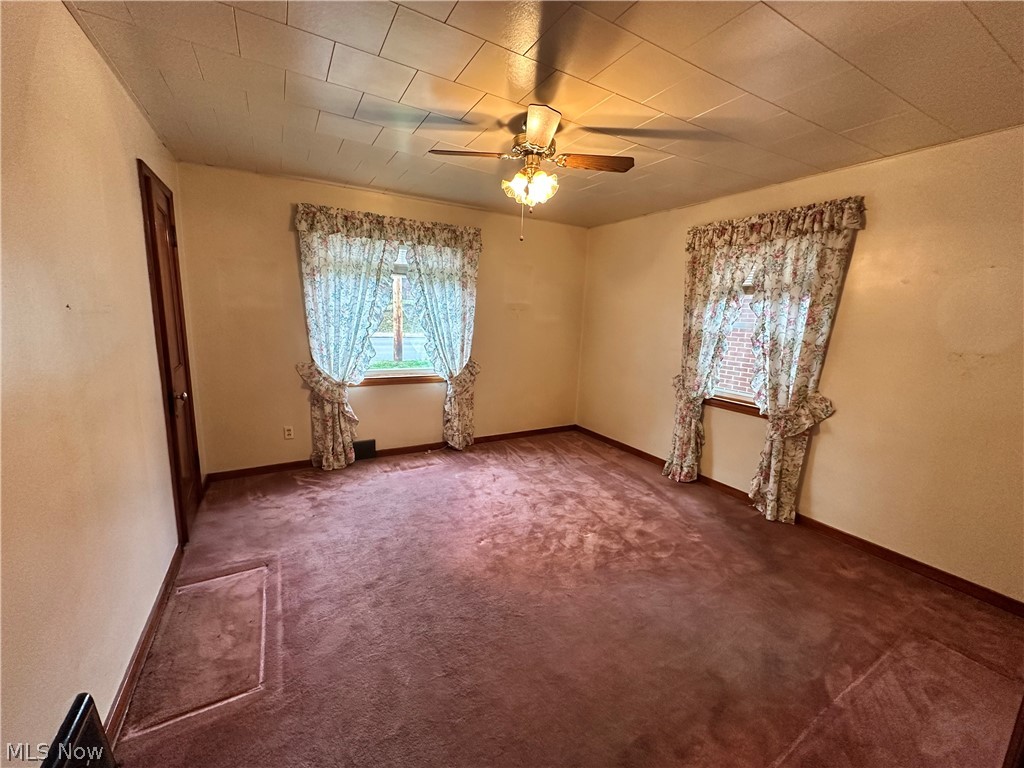 102 Beech Road Weirton, WV 26062 - Photo 10 of 23 Bedroom with ceiling fan and carpet