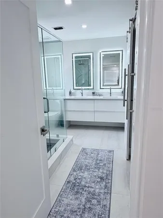 a view of an entryway with staircase