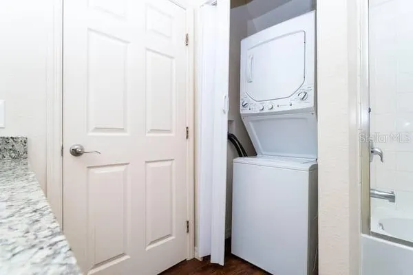 a view of washer and dryer