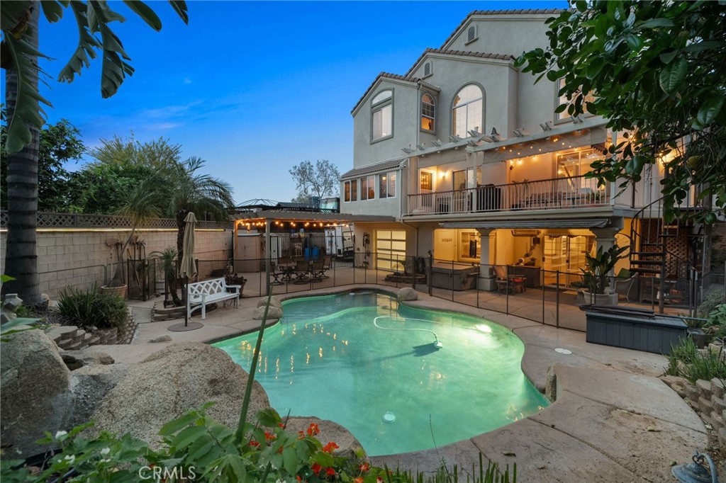 334 Lakeside Avenue Redlands, CA 92373 - Photo 47 of 63 a view of a swimming pool with a patio