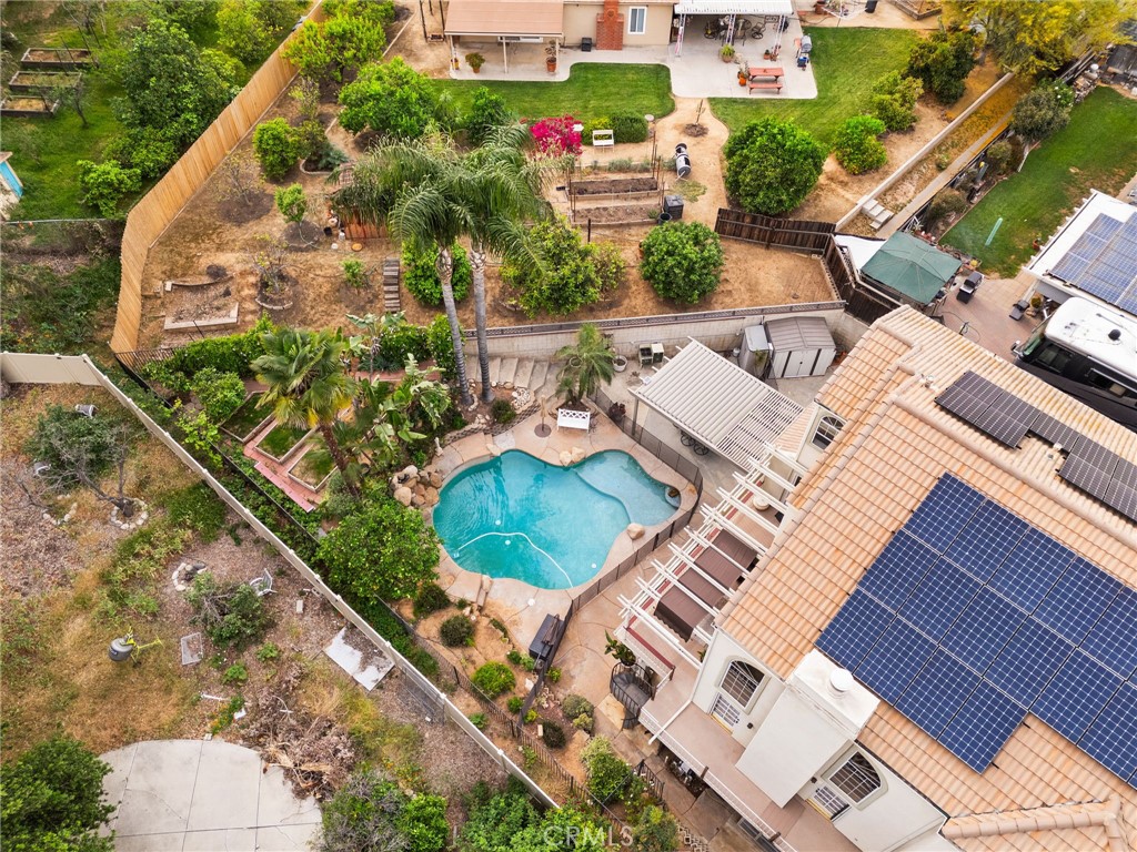 334 Lakeside Avenue Redlands, CA 92373 - Photo 57 of 63 an aerial view of a house with a yard