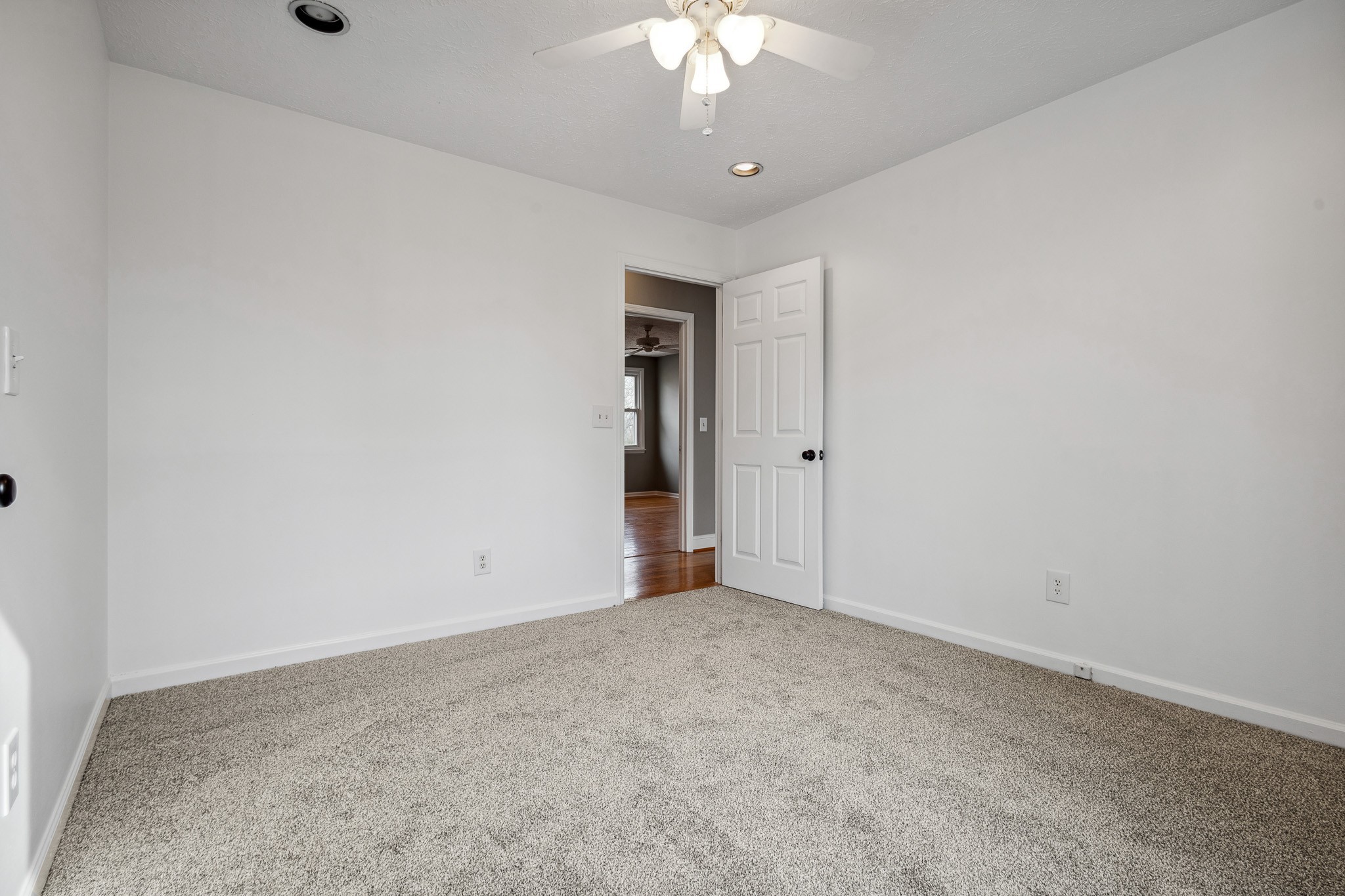 195 Cherokee Road Hendersonville, TN 37075 - Photo 30 of 61 an empty room with a chandelier fan and windows