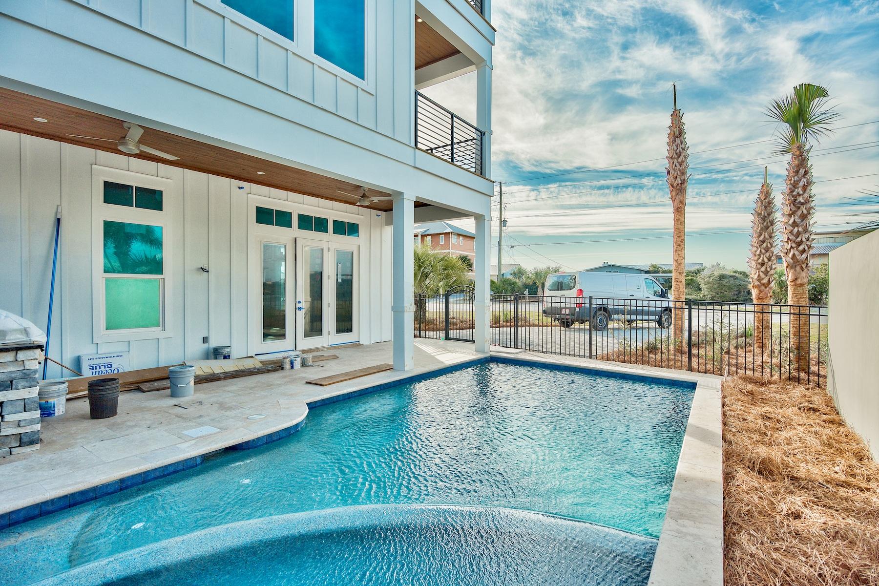 1230 Allen Loop Drive Santa Rosa Beach, FL 32459 - Photo 6 of 17 Pool progress
