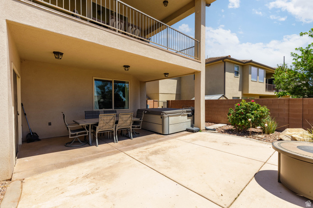 2005 West 450 S Circle St. George, UT 84770 - Photo 35 of 57 Expansive concrete patio offering a covered outdoor area