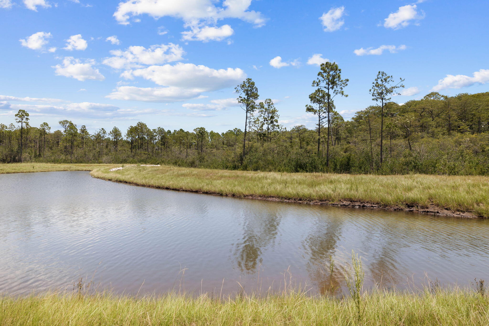 Lot 161 South Southern Cross Ln Inlet Beach Inlet Beach, FL 32461 - Photo 16 of 26 a view of a lake with houses in the back