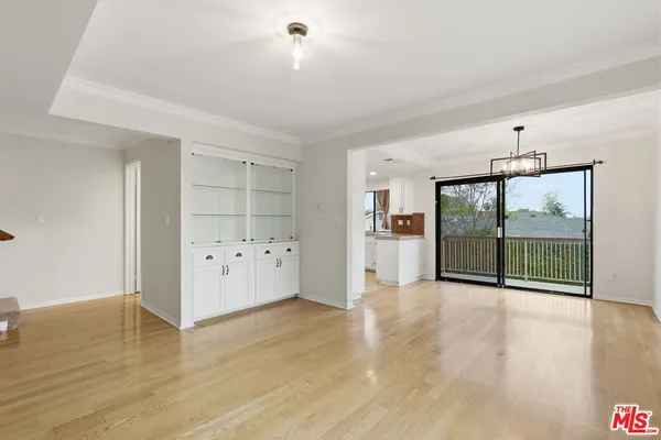 a view of a room with an empty room