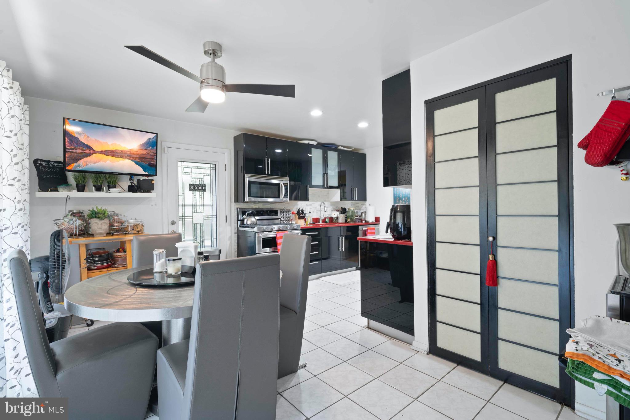 10832 Margate Road Silver Spring, MD 20901 - Photo 4 of 31 a view of a dining room with furniture front door and fan