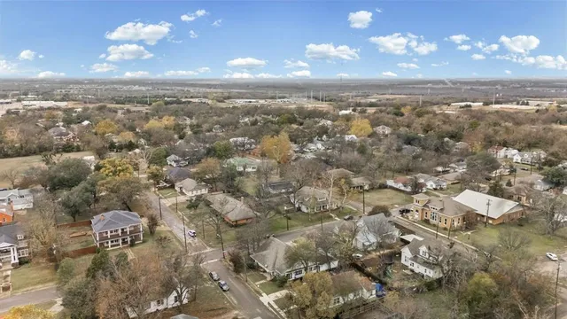 a view of city and mountain