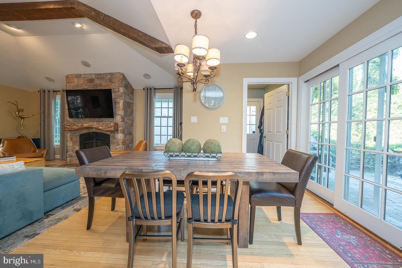 318 Chamounix Road Wayne, PA 19087 - Photo 15 of 55 a view of a dining room with furniture window and wooden floor