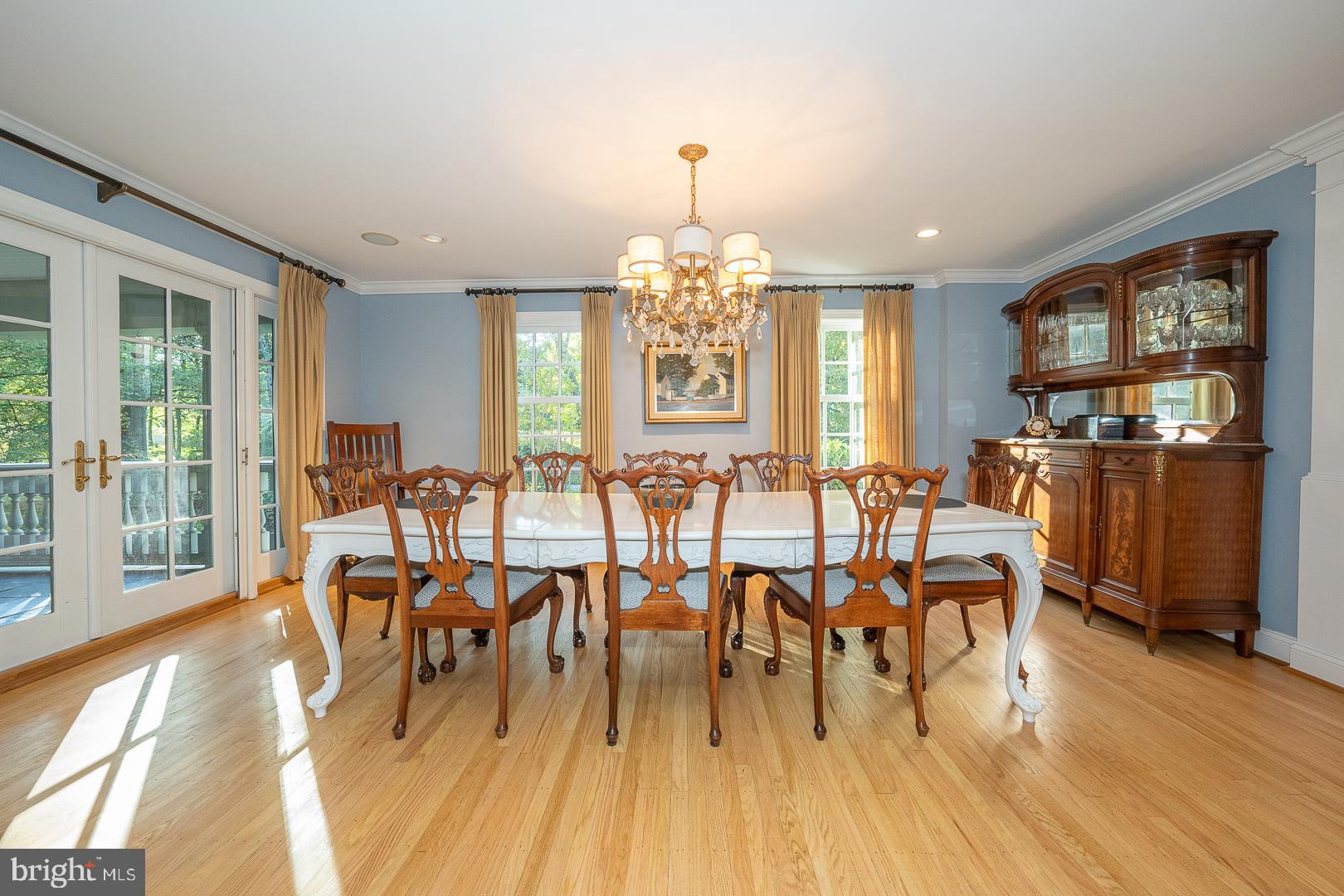 318 Chamounix Road Wayne, PA 19087 - Photo 19 of 55 a view of a dining room with furniture window and wooden floor