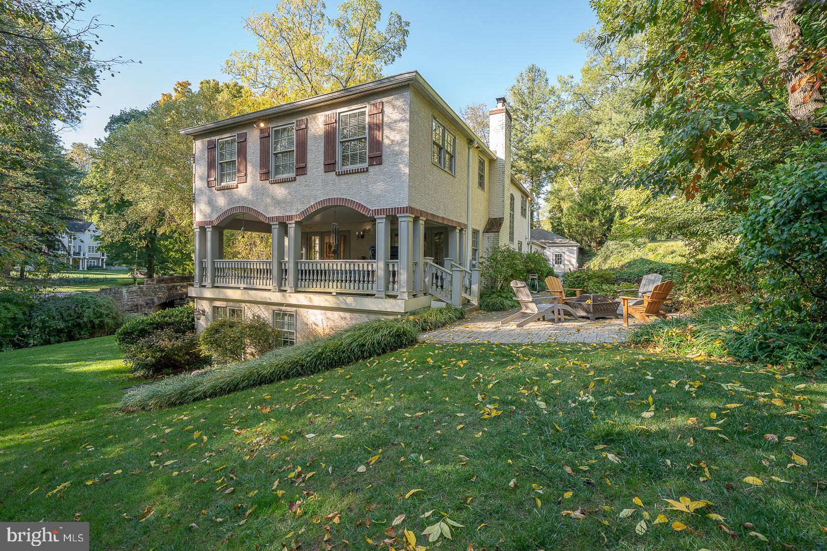 318 Chamounix Road Wayne, PA 19087 - Photo 45 of 55 a front view of a house with garden