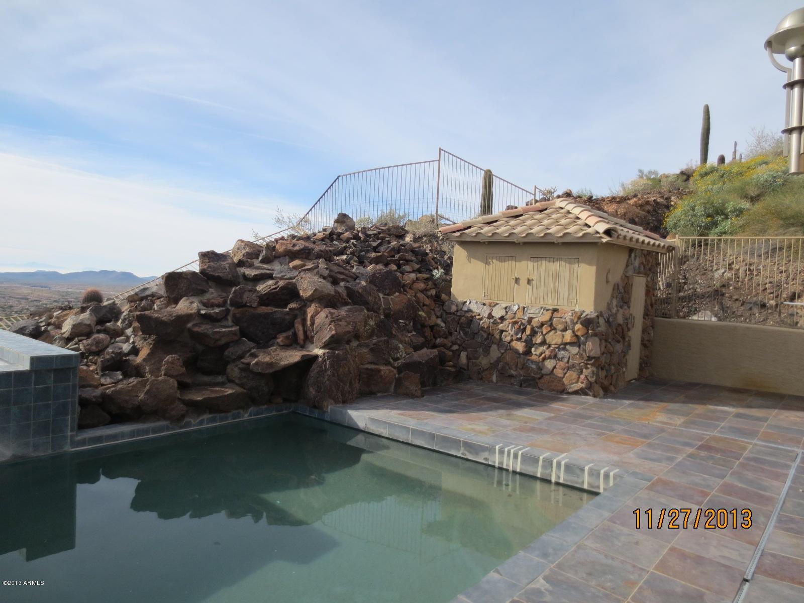 2831 West Carlise Road Phoenix, AZ 85086 - Photo 30 of 30 POOL AND MOUNTAIN SIDE VIEW