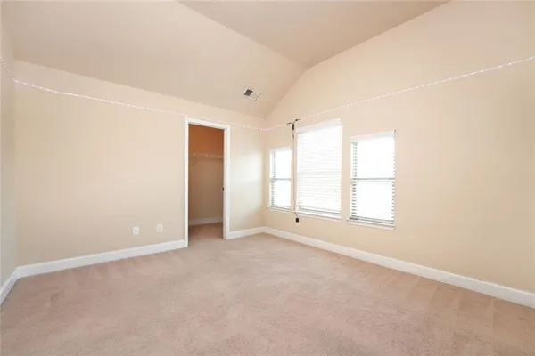 a view of an empty room