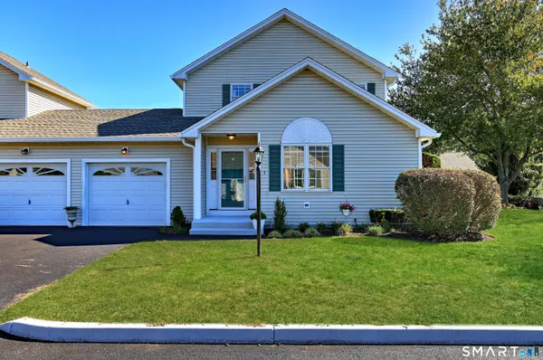 a view front of house with a yard