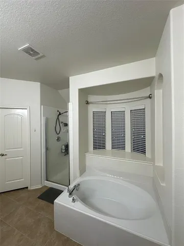 an empty room with closet