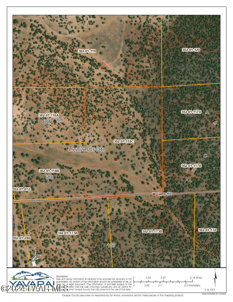 68 B Camp Road Ash Fork, AZ 86320 - Photo 7 of 9 Satellite