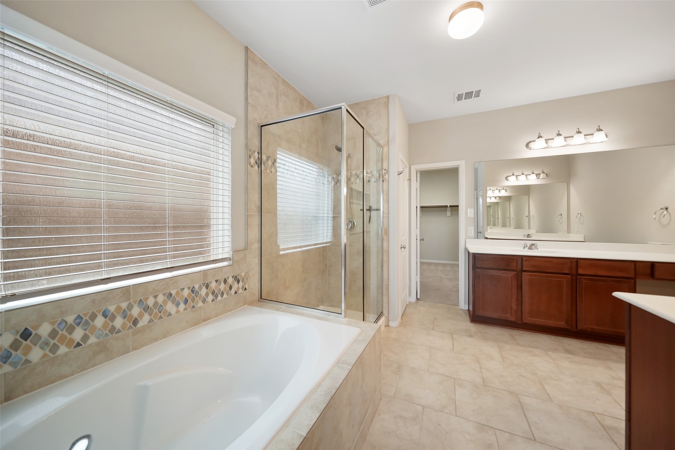 234 Ashley Way Alvin, TX 77511 - Photo 24 of 42 Primary Bath with separate shower and garden tub.