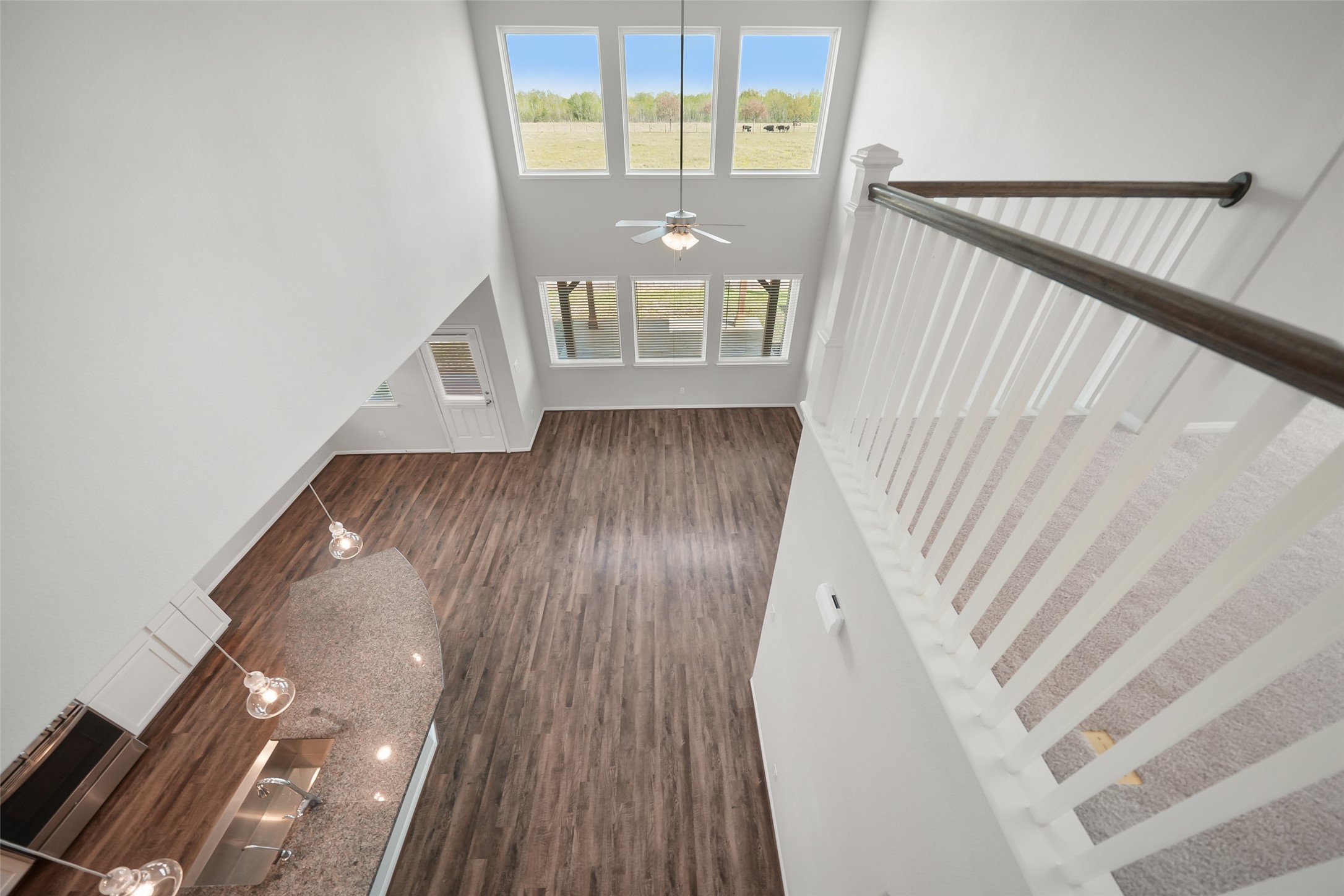 234 Ashley Way Alvin, TX 77511 - Photo 27 of 42 View from the catwalk. Notice the cattle in the background. You can also see the Alvin water tower