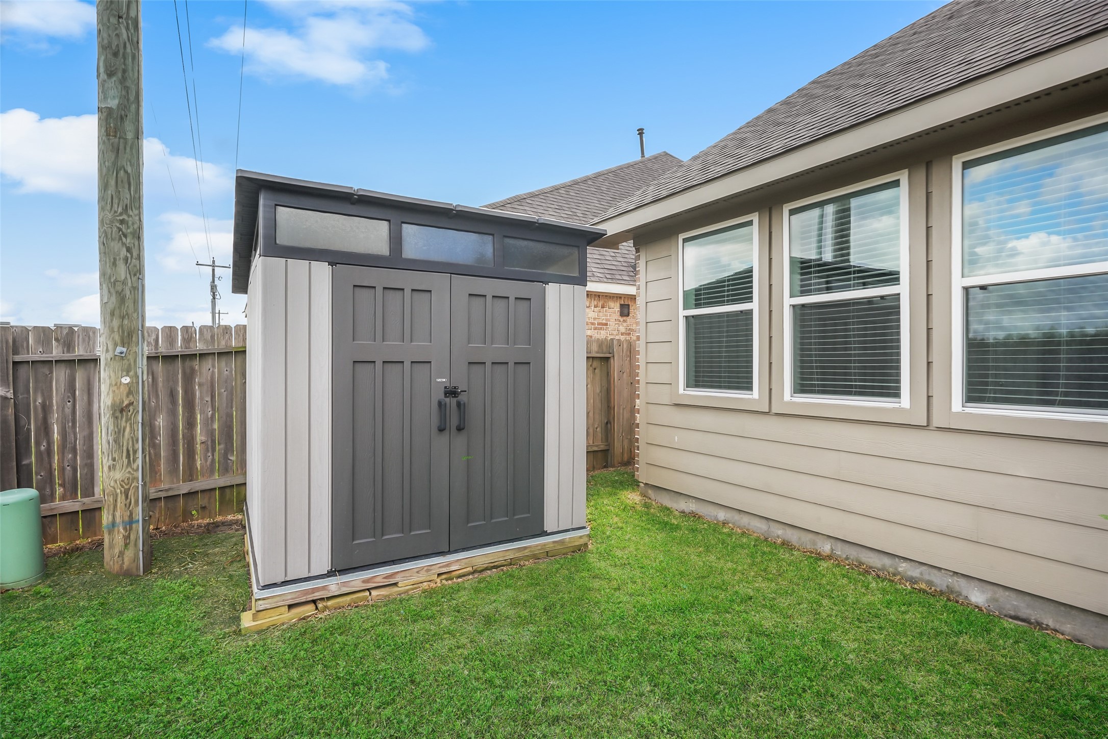 234 Ashley Way Alvin, TX 77511 - Photo 40 of 42 Storage shed