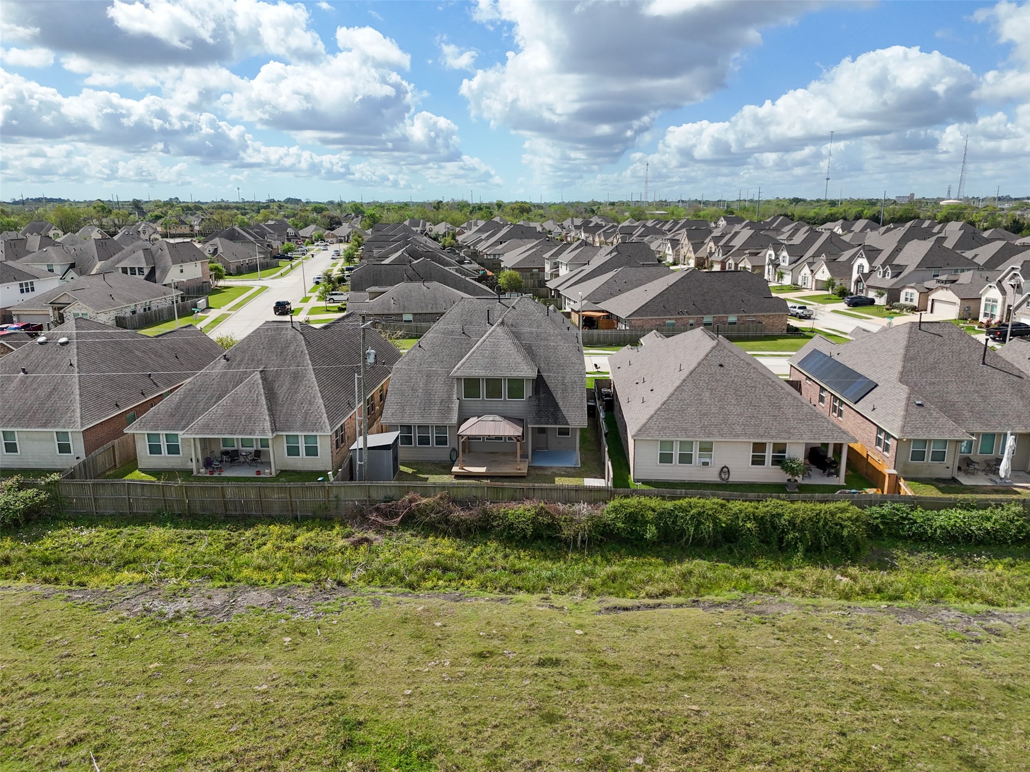 234 Ashley Way Alvin, TX 77511 - Photo 42 of 42 a view of a town with residential houses